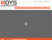 Tablet Screenshot of hoyshardscapes.com.au